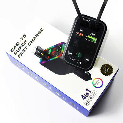4-u-1 Auto Punjač Bluetooth FM