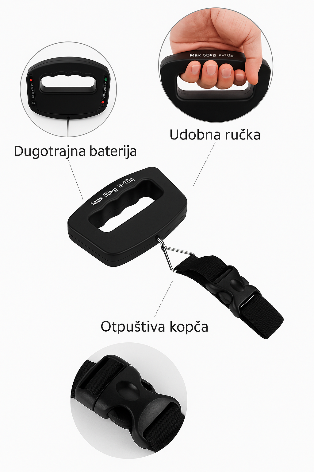Digitalna Vaga za Prtljag